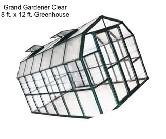 Grand Gardener Clear 8 ft. x 12 ft. Greenhouse