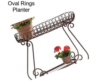 Oval Rings Planter