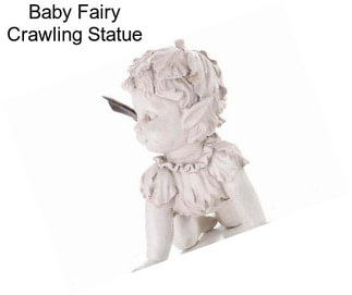 Baby Fairy Crawling Statue