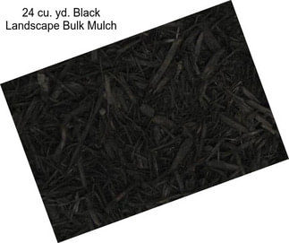 24 cu. yd. Black Landscape Bulk Mulch