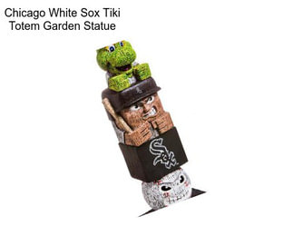 Chicago White Sox Tiki Totem Garden Statue