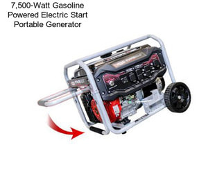 7,500-Watt Gasoline Powered Electric Start Portable Generator