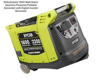 Refurbished 1800-Watt Green Gasoline Powered Portable Generator with Digital Inverter Generator