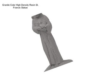 Granite Color High Density Resin St. Francis Statue