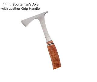 14 in. Sportsman\'s Axe with Leather Grip Handle