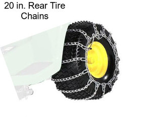 20 in. Rear Tire Chains