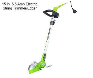 15 in. 5.5 Amp Electric String Trimmer/Edger