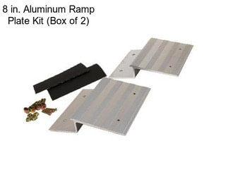 8 in. Aluminum Ramp Plate Kit (Box of 2)