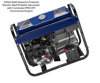 10500-Watt Gasoline Powered Electric Start Portable Generator with Command PRO EFI Commercial Engine