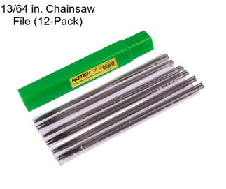 13/64 in. Chainsaw File (12-Pack)