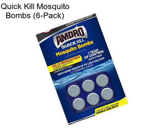 Quick Kill Mosquito Bombs (6-Pack)