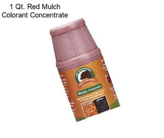 1 Qt. Red Mulch Colorant Concentrate