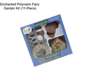Enchanted Polyresin Fairy Garden Kit (11-Piece)