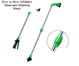 24 in. to 38 in. 8-Pattern Telescopic Watering Wand
