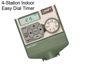 4-Station Indoor Easy Dial Timer