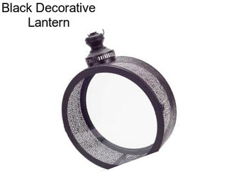 Black Decorative Lantern
