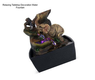 Relaxing Tabletop Decoration Water Fountain