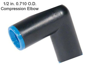1/2 in. 0.710 O.D. Compression Elbow