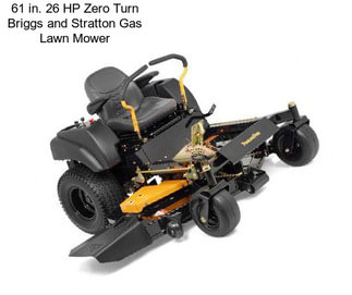 61 in. 26 HP Zero Turn Briggs and Stratton Gas Lawn Mower