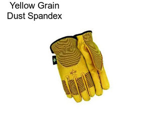 Yellow Grain Dust Spandex