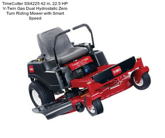 TimeCutter SS4225 42 in. 22.5 HP V-Twin Gas Dual Hydrostatic Zero Turn Riding Mower with Smart Speed