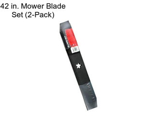 42 in. Mower Blade Set (2-Pack)