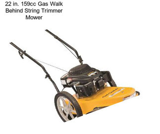 22 in. 159cc Gas Walk Behind String Trimmer Mower