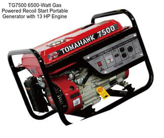 TG7500 6500-Watt Gas Powered Recoil Start Portable Generator with 13 HP Engine