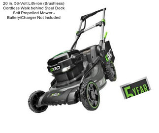 20 in. 56-Volt Lith-ion (Brushless) Cordless Walk behind Steel Deck Self Propelled Mower - Battery/Charger Not Included