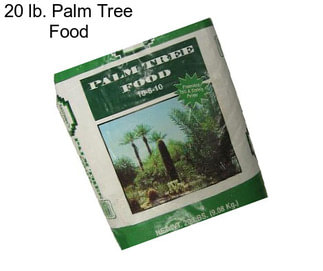 20 lb. Palm Tree Food