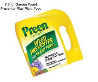 7.0 lb. Garden Weed Preventer Plus Plant Food