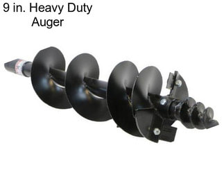 9 in. Heavy Duty Auger