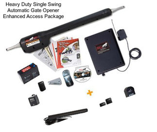 Heavy Duty Single Swing Automatic Gate Opener Enhanced Access Package