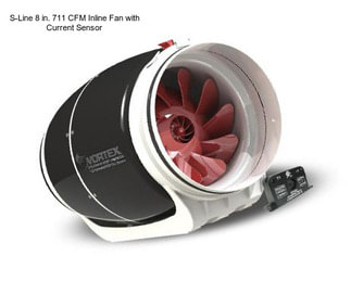 S-Line 8 in. 711 CFM Inline Fan with Current Sensor