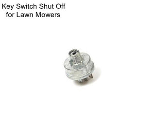 Key Switch Shut Off for Lawn Mowers