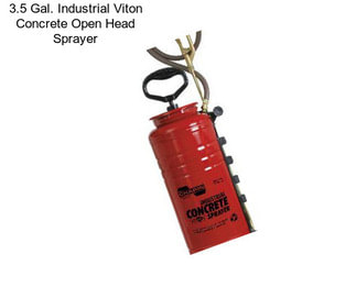 3.5 Gal. Industrial Viton Concrete Open Head Sprayer