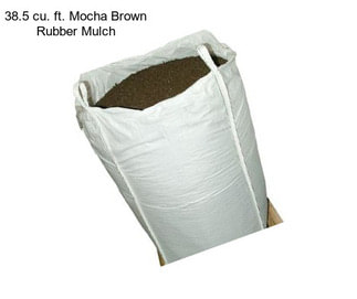 38.5 cu. ft. Mocha Brown Rubber Mulch