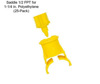 Saddle 1/2 FPT for 1-1/4 in. Polyethylene (25-Pack)