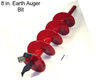 8 in. Earth Auger Bit