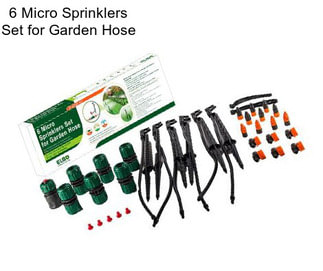 6 Micro Sprinklers Set for Garden Hose