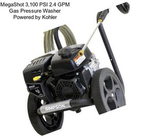 MegaShot 3,100 PSI 2.4 GPM Gas Pressure Washer Powered by Kohler