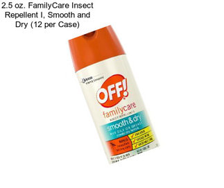 2.5 oz. FamilyCare Insect Repellent I, Smooth and Dry (12 per Case)