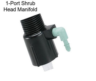 1-Port Shrub Head Manifold