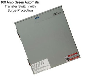 100 Amp Green Automatic Transfer Switch with Surge Protection