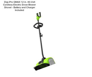 Digi-Pro GMAX 12 in. 40-Volt Cordless Electric Snow Blower Shovel - Battery and Charger Included