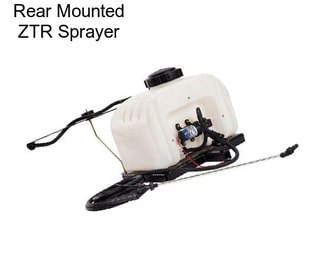 Rear Mounted ZTR Sprayer