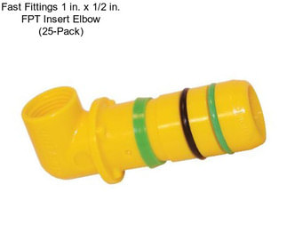 Fast Fittings 1 in. x 1/2 in. FPT Insert Elbow (25-Pack)