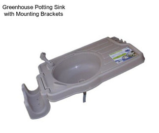 Greenhouse Potting Sink with Mounting Brackets