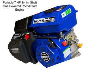 Portable 7 HP 3/4 in. Shaft Gas-Powered Recoil Start Engine