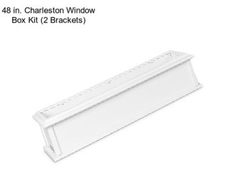 48 in. Charleston Window Box Kit (2 Brackets)